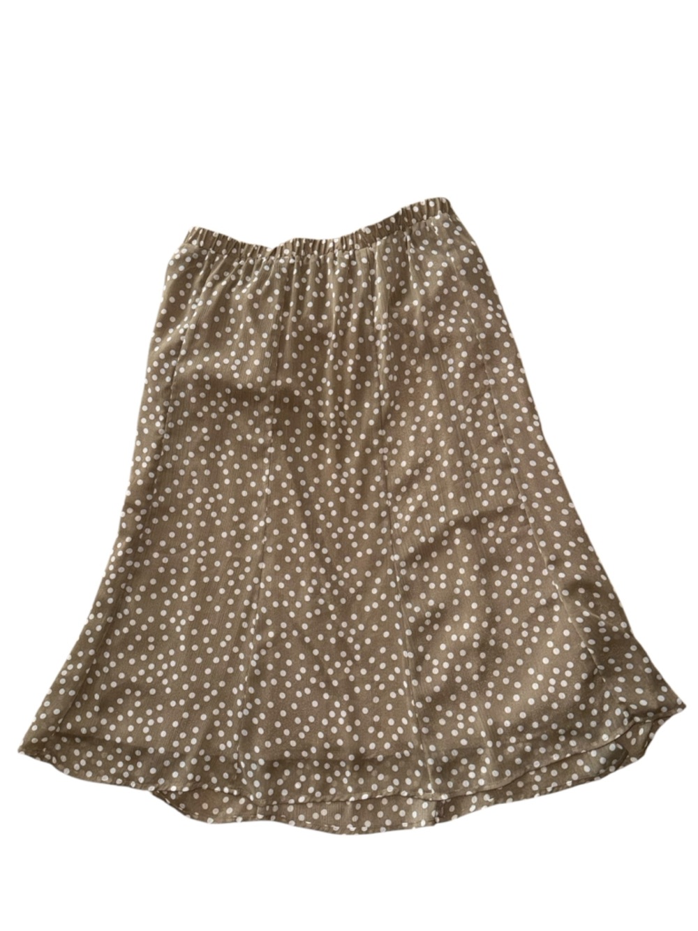 Liz Claiborne Brown Polka Dot A-Line Skirt